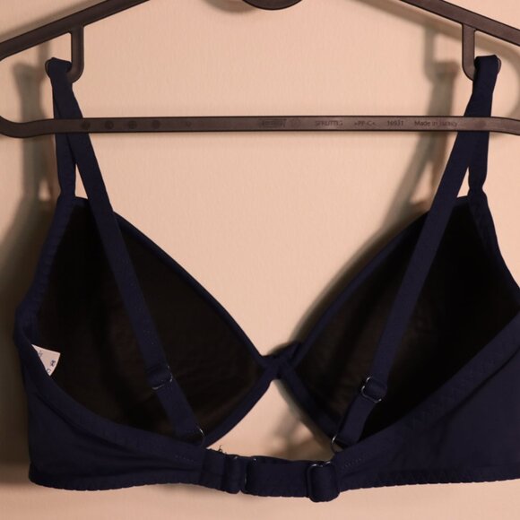 Land's End Two piece bikini set Bra 13, 36DDD/38; Bottom Size 8, blue purple - Picture 4 of 12